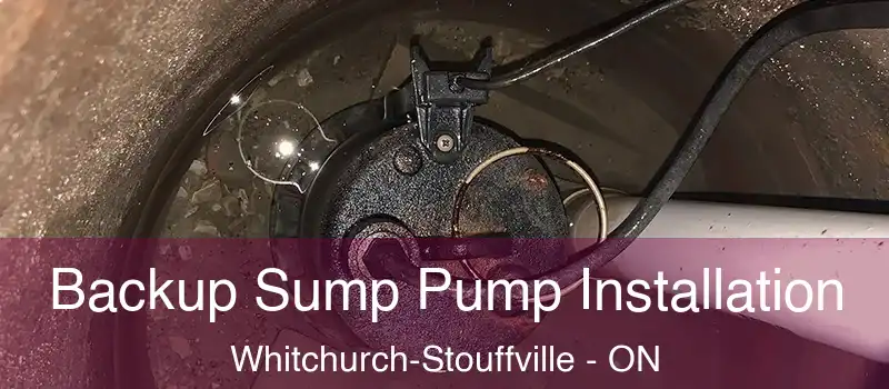  Backup Sump Pump Installation Whitchurch-Stouffville - ON